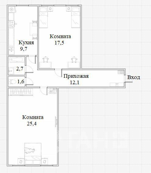 Купить Двухкомнатную Квартиру В Питере Вторичка