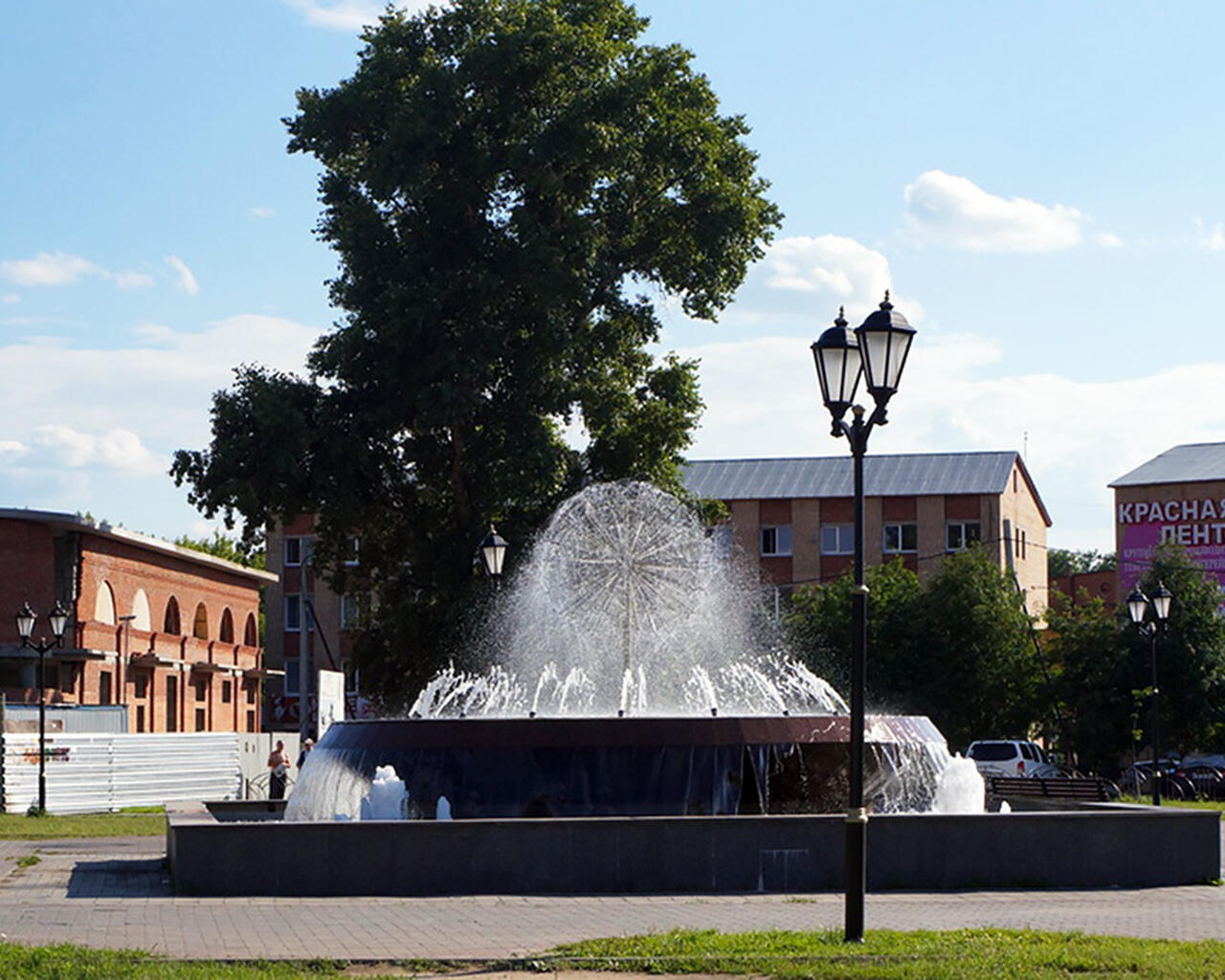 Ногинск фонтаны Богородская площадь