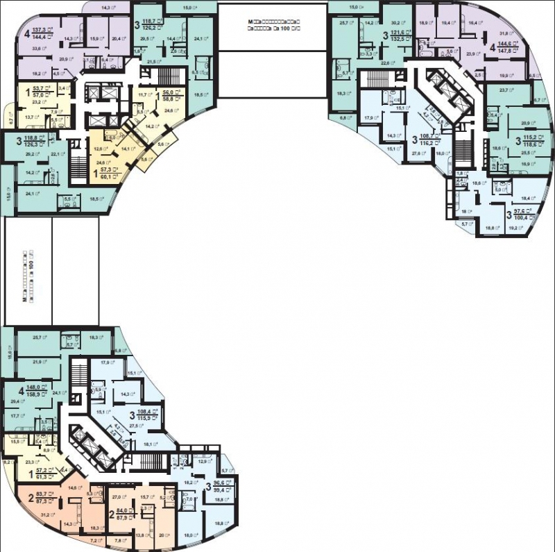 Жилой комплекс планировка квартир. ЖК Зодиак Москва планировки квартир. Угловая секция план. Планировки в угловых секция многоэтажного. Угловая планировка.