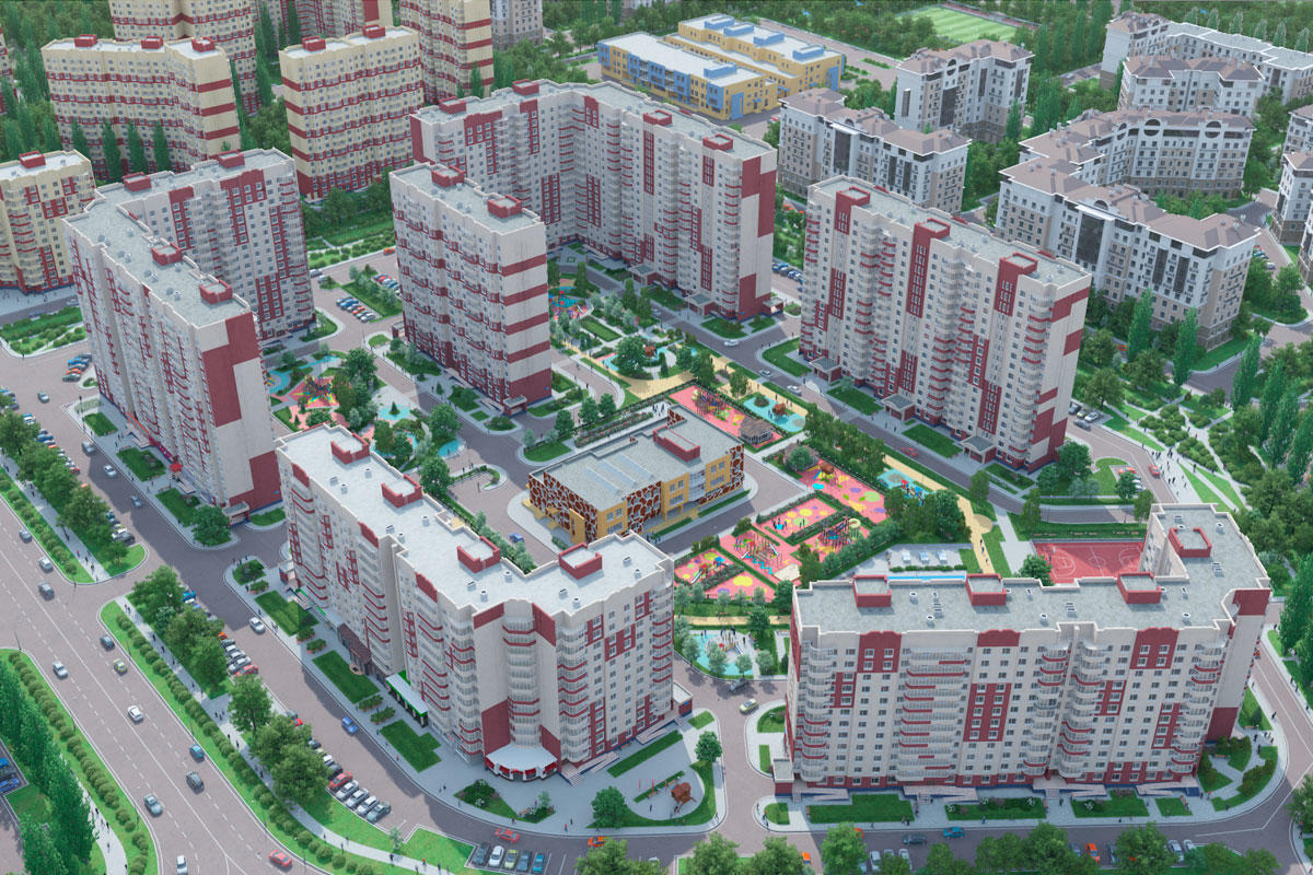 ЖК «Новые Ватутинки, мкр. Центральный, Десна» Москва г, Десеновское п ...